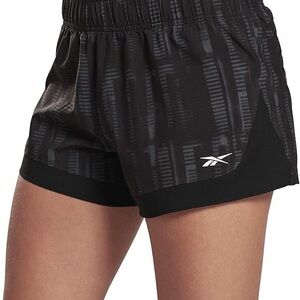 Reebok Les Mills Women's Black & Gray Shorts